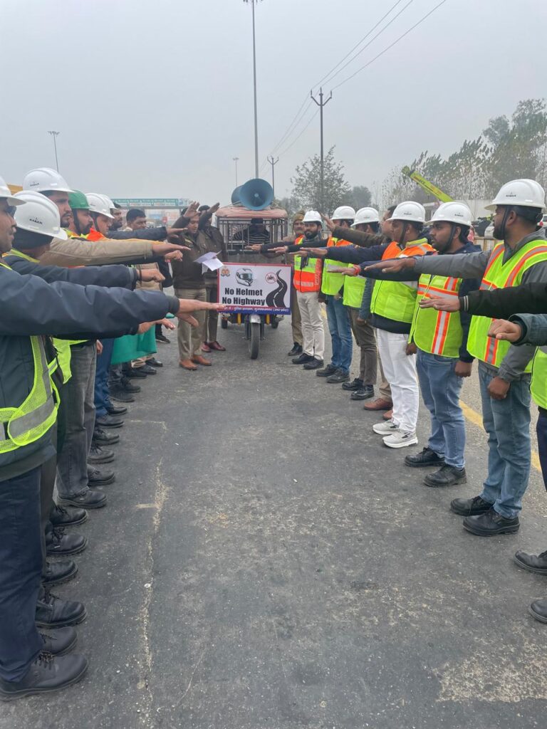 *-“नो हेलमेट – नो हाइवे” अभियान-* (मानवीय संवेदना और जीवन रक्षा का संकल्प)
