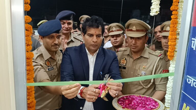 SSP मुजफ्फरनगर संजय कुमार वर्मा द्वारा नवनिर्मित पुलिस चौकी कस्बा छपार का फीता काटकर व विधि-विधान से किया गया उद्घाटन