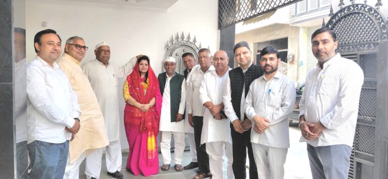 मुजफ्फरनगर – ब्राह्मण समाज ने डा. श्वेता कौशिक के भाजपा जिला उपाध्यक्ष पद पर मनोनीत होने पर अपना शुभाशीष देते हुए किया उत्साह पूर्वक अभिनंदन