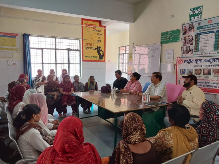 मुजफ्फरनगर – मुख्य चिकित्सा अधिकारी द्वारा सामुदायिक स्वास्थ्य केंद्र बघरा का किया गया निरीक्षण