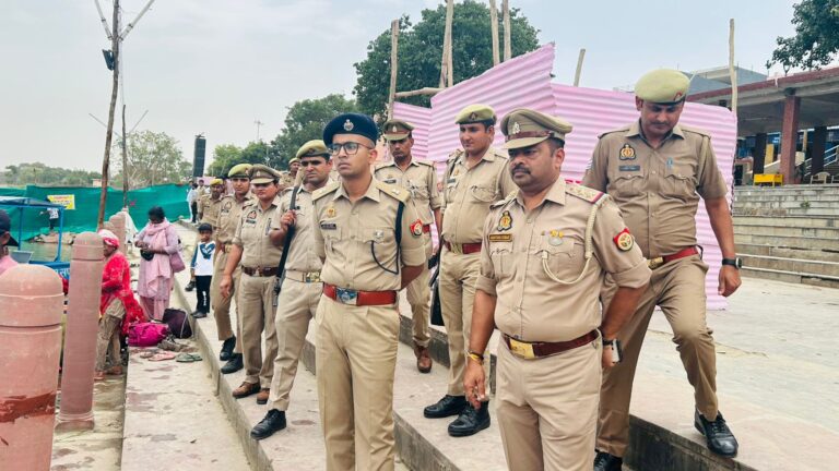 आगामी ज्येष्ठ दशहरा गंगा स्नान मेले को सकुशल सम्पन्न कराने के उद्देश्य से पुलिस अधीक्षक ग्रामीण मुजफ्फरनगर द्वारा शुकतीर्थ स्थित स्नान घाटों व मेला स्थल का किया गया निरीक्षण