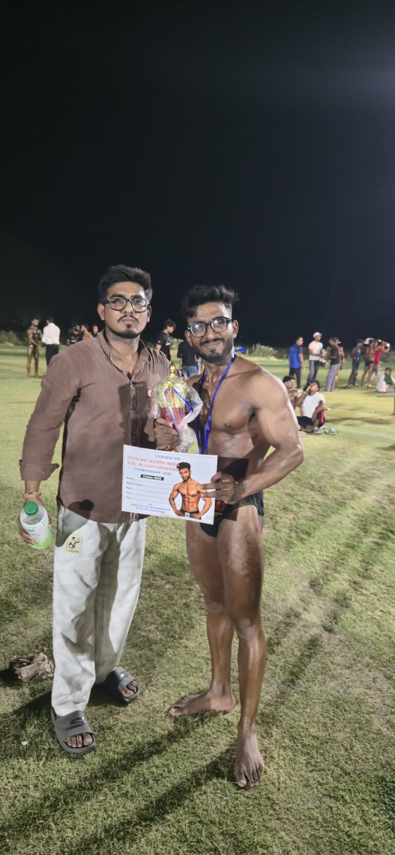 पीयूष ग्रोवर बने मिस्टर मुजफ्फरनगर, फर्स्ट प्लेसमेंट ला कर अपने गुरु का नाम किया रोशन* 