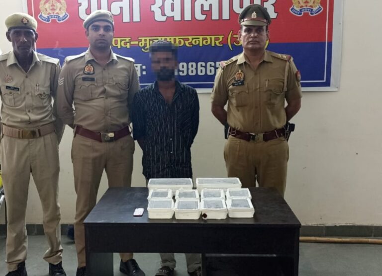 मुजफ्फरनगर की खालापार पुलिस ने किया शानदार खुलासा, रिश्तेदार ही निकला चोर, 2 किलो चांदी व 15 ग्राम सोने के आभूषण बरामद, आरोपी गिरफ्तार