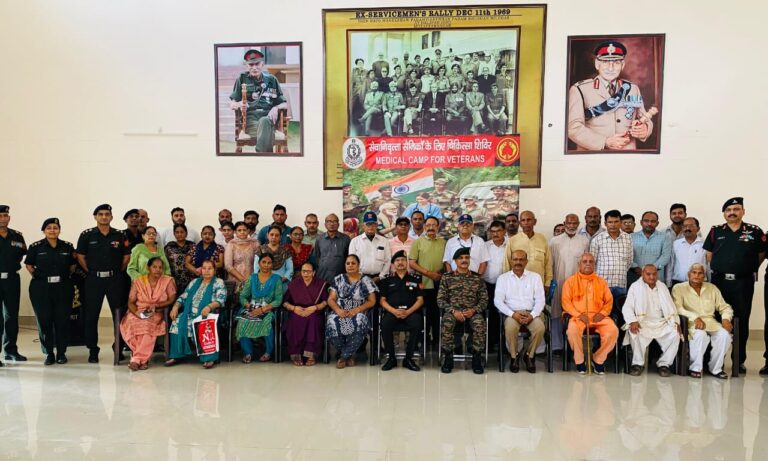 मुजफ्फरनगर: जिला सैनिक कार्यालय में नेत्र चिकित्सा शिविर व अंगदान जागरूकता कार्यक्रम आयोजित