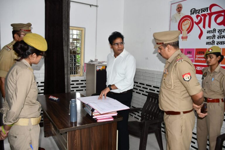 थाना ककरौली का SSP संजय कुमार वर्मा ने किया आकस्मिक निरीक्षण