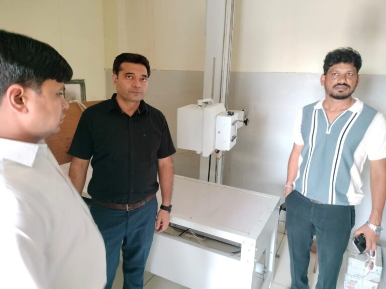 पल्स पैथोलॉजी एंड एक्स-रे में एक्स-रे रेडिएशन का पंजीकरण नहीं मिला, यूनिट सील
