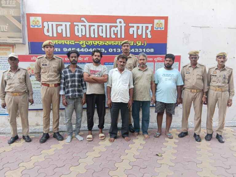 कोतवाली नगर पुलिस का ऑपरेशन चक्रव्यूह में एक्शन, 5 वारंटी गिरफ्तार