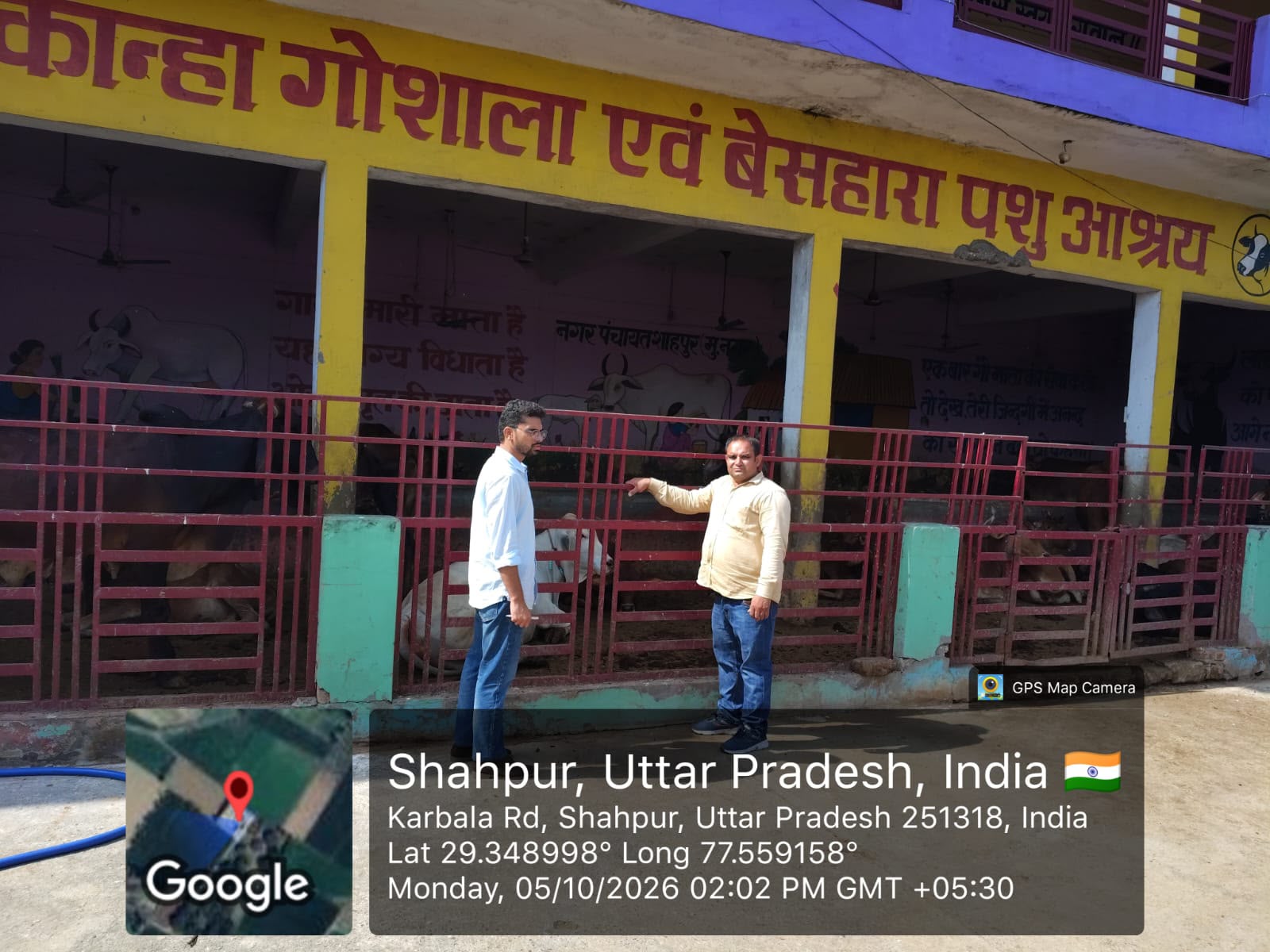 मुजफ्फरनगर: शाहपुर की कान्हा गोशाला का निरीक्षण, सभी गोवंश स्वस्थ मिले