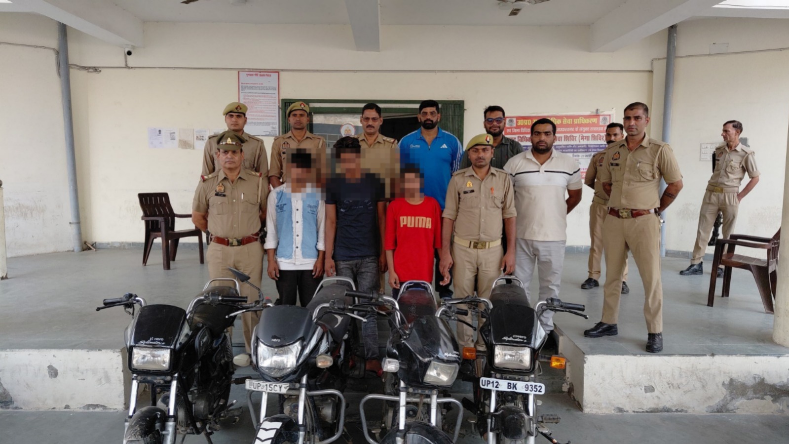 मुजफ्फरनगर में वाहन चोर गिरोह का खुलासा, शामली के 2 आरोपी गिरफ्तार; चोरी की 3 बाइक बरामद,खालापार पुलिस की कार्रवाई, मेरठ और शामली से चोरी की गई बाइक भी बरामद