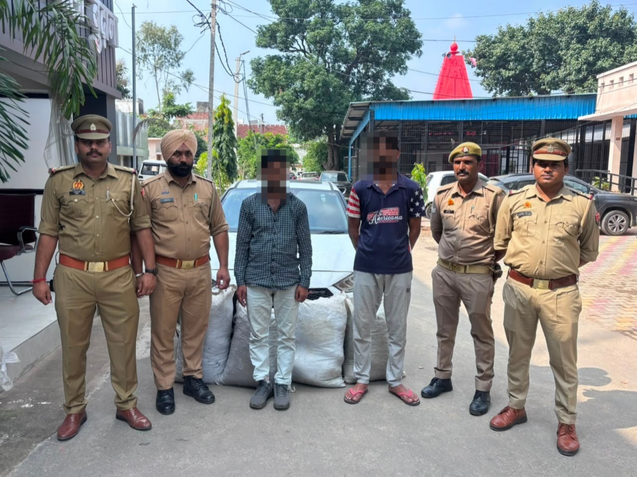 मुजफ्फरनगर में 30 लाख का गांजा बरामद, ऑपरेशन सवेरा के तहत दो तस्कर गिरफ्तार