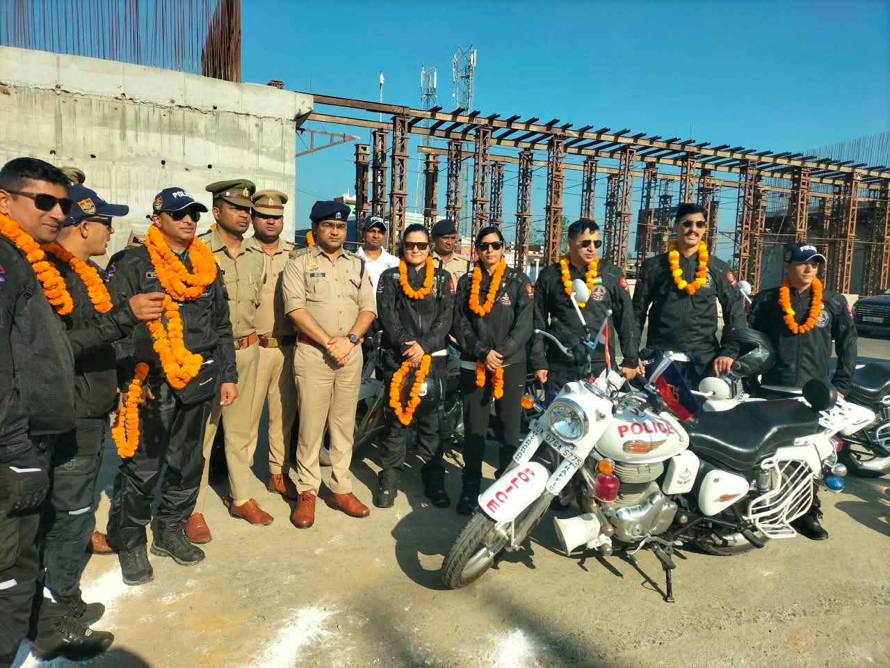 मुजफ्फरनगर में ‘Fight Against Drugs’ रैली का स्वागत, दिल्ली तक सुरक्षा के साथ रवाना हुए राइडर्स