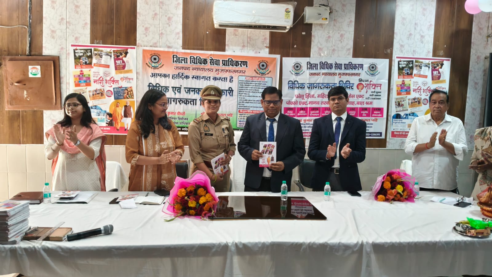 जानसठ तहसील में विधिक साक्षरता शिविर: पेंशन से बाल सेवा योजना तक, जनकल्याणकारी योजनाओं की दी गई जानकारी